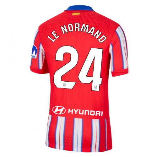 Dres Atletico Madrid Robin Le Normand #24 Domaci 2024-25 Kratak Rukav